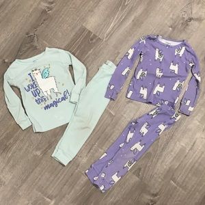 Carter’s Llama Girl Pajama Bundle